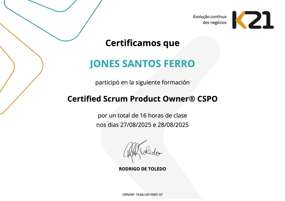 Certificado K21